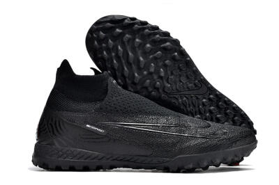 Unisex Nike Phantom GX DF Elite TF Artificial Turf High-Tops Football Shoes - Black/White