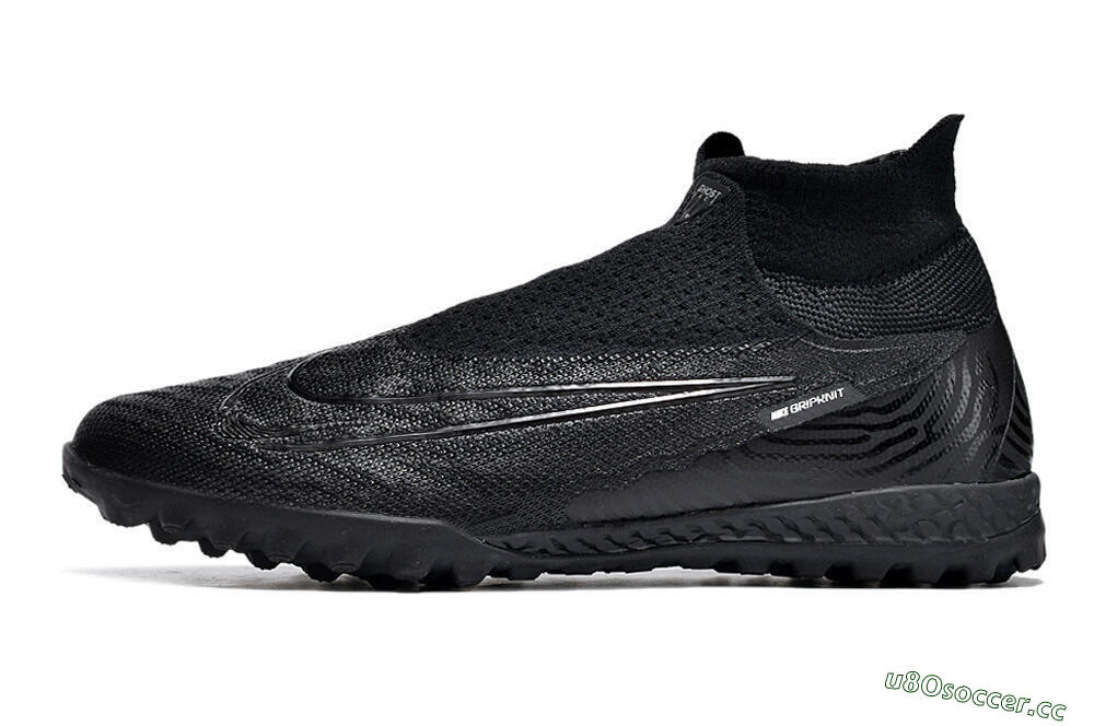 Unisex Nike Phantom GX DF Elite TF Artificial Turf High-Tops Football Shoes - Black/White 0