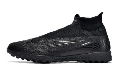 Unisex Nike Phantom GX DF Elite TF Artificial Turf High-Tops Football Shoes - Black/White