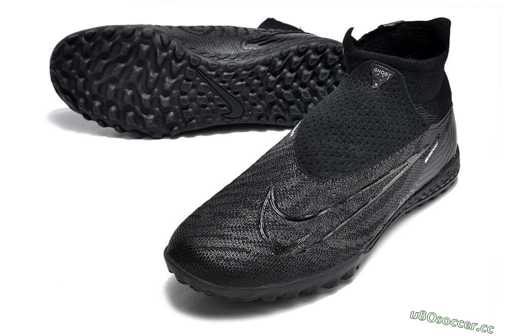 Unisex Nike Phantom GX DF Elite TF Artificial Turf High-Tops Football Shoes - Black/White 3