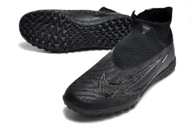Unisex Nike Phantom GX DF Elite TF Artificial Turf High-Tops Football Shoes - Black/White