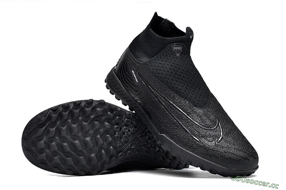 Unisex Nike Phantom GX DF Elite TF Artificial Turf High-Tops Football Shoes - Black/White 4