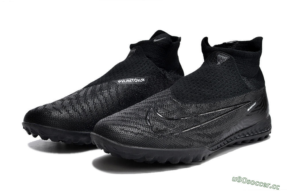 Unisex Nike Phantom GX DF Elite TF Artificial Turf High-Tops Football Shoes - Black/White 5