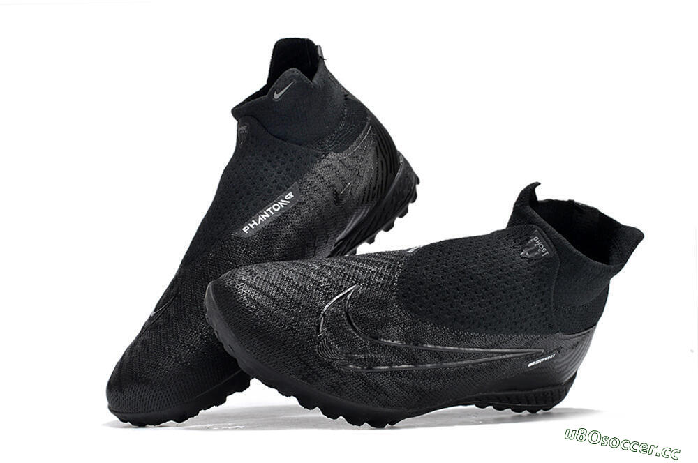 Unisex Nike Phantom GX DF Elite TF Artificial Turf High-Tops Football Shoes - Black/White 6