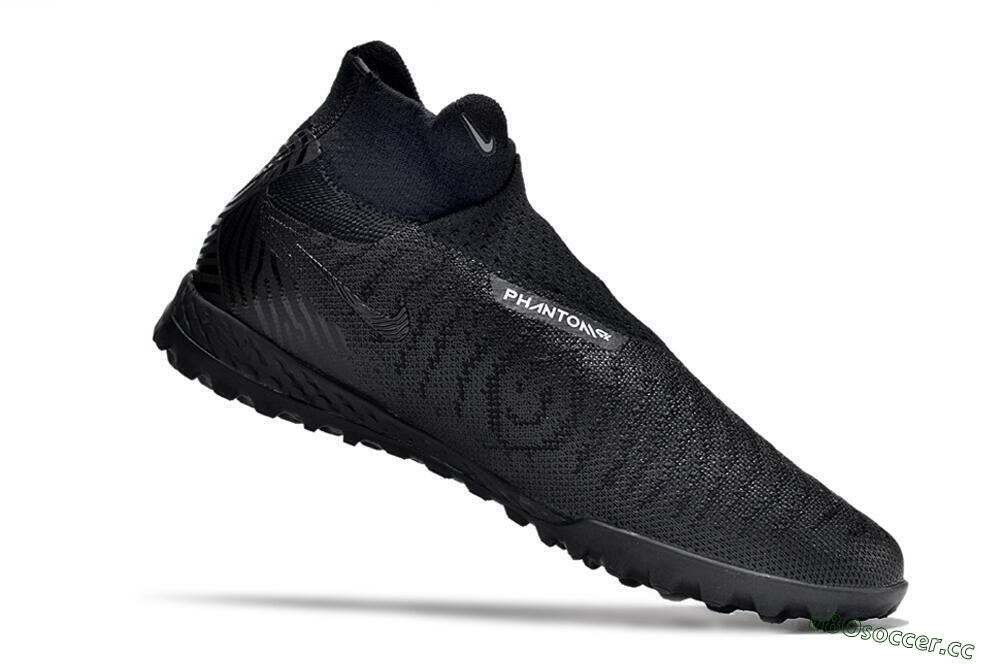 Unisex Nike Phantom GX DF Elite TF Artificial Turf High-Tops Football Shoes - Black/White 7