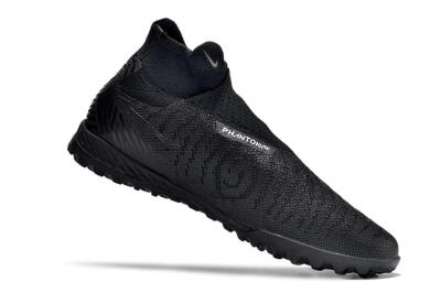 Unisex Nike Phantom GX DF Elite TF Artificial Turf High-Tops Football Shoes - Black/White
