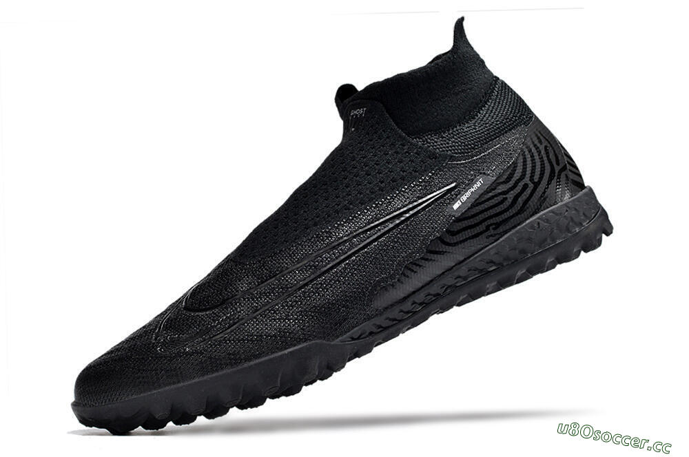 Unisex Nike Phantom GX DF Elite TF Artificial Turf High-Tops Football Shoes - Black/White 8