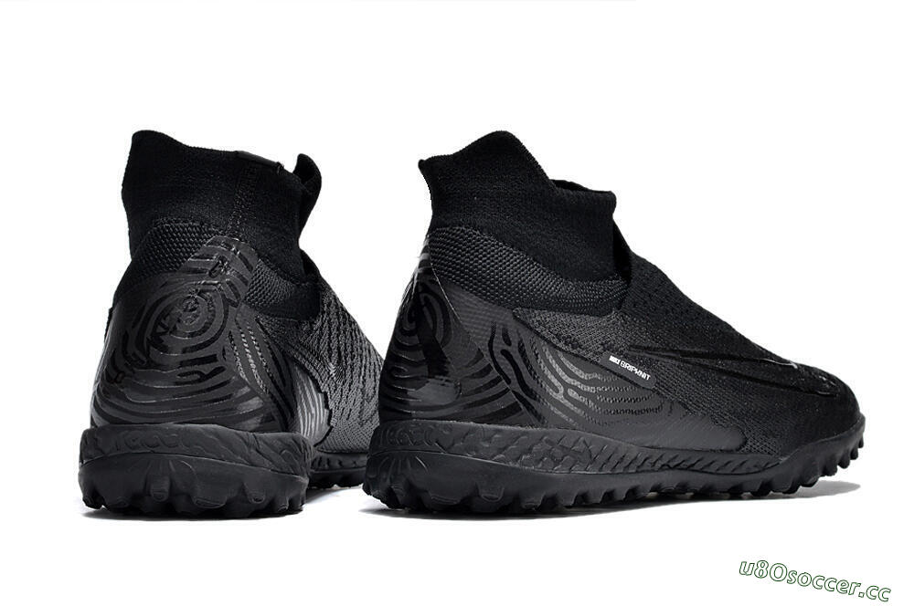 Unisex Nike Phantom GX DF Elite TF Artificial Turf High-Tops Football Shoes - Black/White 9