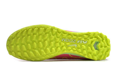 Unisex Nike Air Zoom Mercurial Vapor 15 Pro TF Artificial Turf Low-Tops Football Shoes - Pink/Yellow/Green/Black