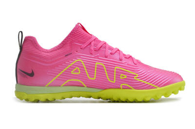 Unisex Nike Air Zoom Mercurial Vapor 15 Pro TF Artificial Turf Low-Tops Football Shoes - Pink/Yellow/Green/Black