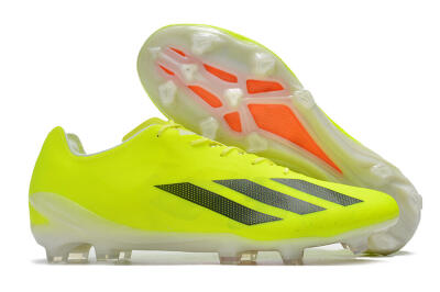 Men's Adidas X Crazyfast+ FG Firm Ground Low-Tops Football Boots - Yellow/Black