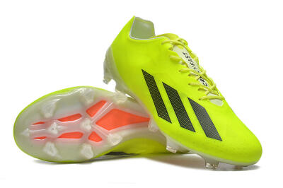 Men's Adidas X Crazyfast+ FG Firm Ground Low-Tops Football Boots - Yellow/Black