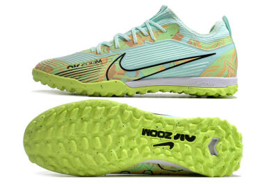 Unisex Nike Air Zoom Mercurial Vapor 15 Pro TF Artificial Turf Low-Tops Football Shoes - Jade/Yellow/Black