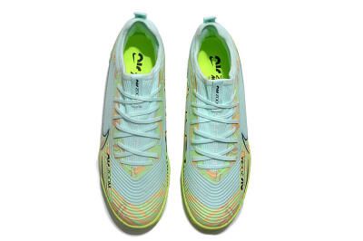 Unisex Nike Air Zoom Mercurial Vapor 15 Pro TF Artificial Turf Low-Tops Football Shoes - Jade/Yellow/Black