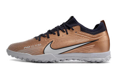 Unisex Nike Air Zoom Mercurial Vapor 15 Pro TF Artificial Turf Low-Tops Football Shoes - Rose Gold/Black/White