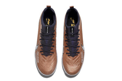 Unisex Nike Air Zoom Mercurial Vapor 15 Pro TF Artificial Turf Low-Tops Football Shoes - Rose Gold/Black/White