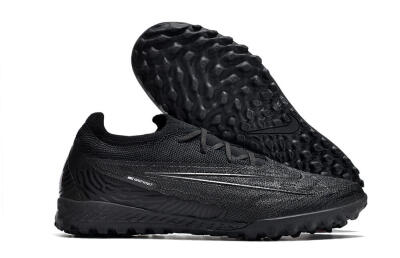 Unisex Nike Phantom GX Elite TF Artificial Turf Low-Tops Football Shoes - Black/White/Silver