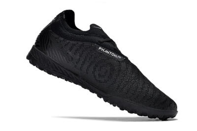 Unisex Nike Phantom GX Elite TF Artificial Turf Low-Tops Football Shoes - Black/White/Silver