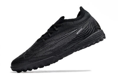 Unisex Nike Phantom GX Elite TF Artificial Turf Low-Tops Football Shoes - Black/White/Silver