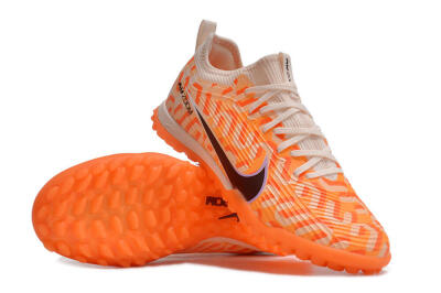 Unisex Nike Air Zoom Mercurial Vapor 15 Pro TF Artificial Turf Low-Tops Football Shoes - Orange/Purple/Black