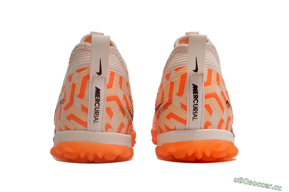 Unisex Nike Air Zoom Mercurial Vapor 15 Pro TF Artificial Turf Low-Tops Football Shoes - Orange/Purple/Black 5