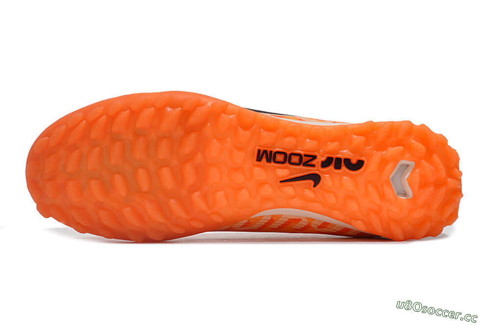 Unisex Nike Air Zoom Mercurial Vapor 15 Pro TF Artificial Turf Low-Tops Football Shoes - Orange/Purple/Black 6