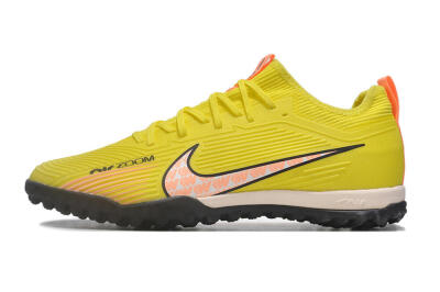 Unisex Nike Air Zoom Mercurial Vapor 15 Pro TF Artificial Turf Low-Tops Football Shoes - Yellow/Pink/White/Black