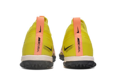 Unisex Nike Air Zoom Mercurial Vapor 15 Pro TF Artificial Turf Low-Tops Football Shoes - Yellow/Pink/White/Black