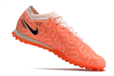 Men's Nike Air Zoom Mercurial Vapor 15 Elite TF Artificial Turf Low-Tops Football Shoes - Orange/White/Black
