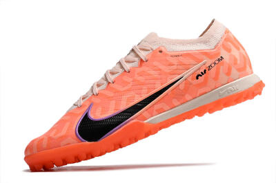 Men's Nike Air Zoom Mercurial Vapor 15 Elite TF Artificial Turf Low-Tops Football Shoes - Orange/White/Black