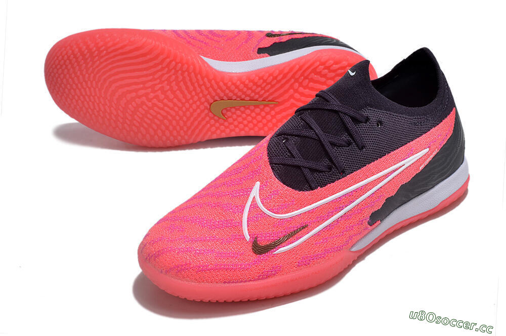 Men's Nike Phantom GX Elite IC Indoor & Futsal Low-Tops Football Shoes - Red/White/Black 3