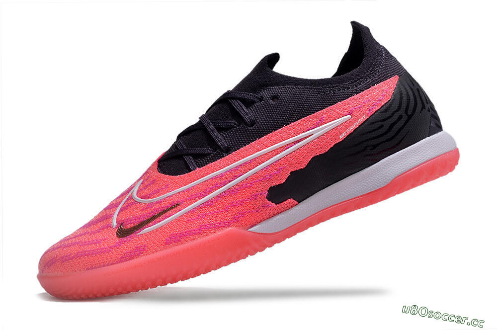 Men's Nike Phantom GX Elite IC Indoor & Futsal Low-Tops Football Shoes - Red/White/Black 5