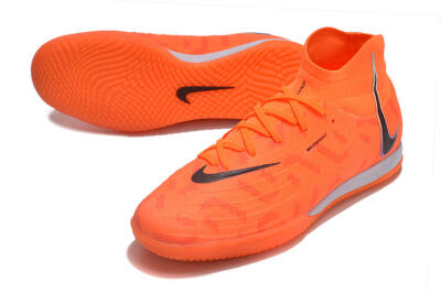 Men's Nike Phantom Luna Elite NU IC Indoor & Futsal High-Tops Football Shoes - Orange/Purple/Black