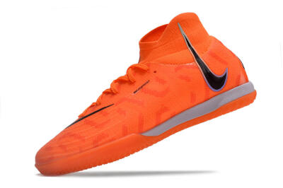 Men's Nike Phantom Luna Elite NU IC Indoor & Futsal High-Tops Football Shoes - Orange/Purple/Black