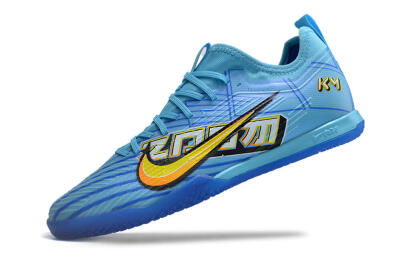 Men's Nike Air Zoom Mercurial Vapor 15 Elite IC Indoor & Futsal Low-Tops Football Shoes - Blue/Yellow/Orange/White