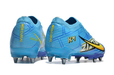 Men's Nike Air Zoom Mercurial Vapor 15 Elite SG Soft Ground Low-Tops Football Boots - Blue/Yellow/Orange/White
