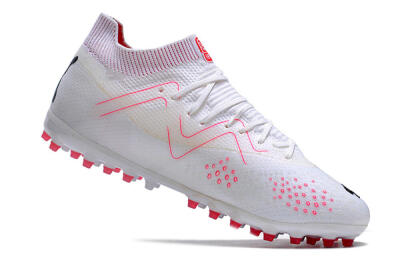 Men's Puma Future Ultimate MG Multi Ground Low-Tops Football Boots - White/Red/Black