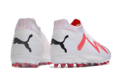 Men's Puma Future Ultimate MG Multi Ground Low-Tops Football Boots - White/Red/Black