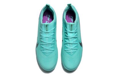 Unisex Nike Air Zoom Mercurial Vapor 15 Pro TF Artificial Turf Low-Tops Football Shoes - Jade/Black/Purple