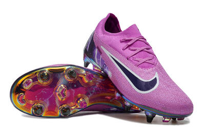 Men's Nike Phantom GX Elite SG Soft Ground Low-Tops Football Boots - Purple/White/Gold