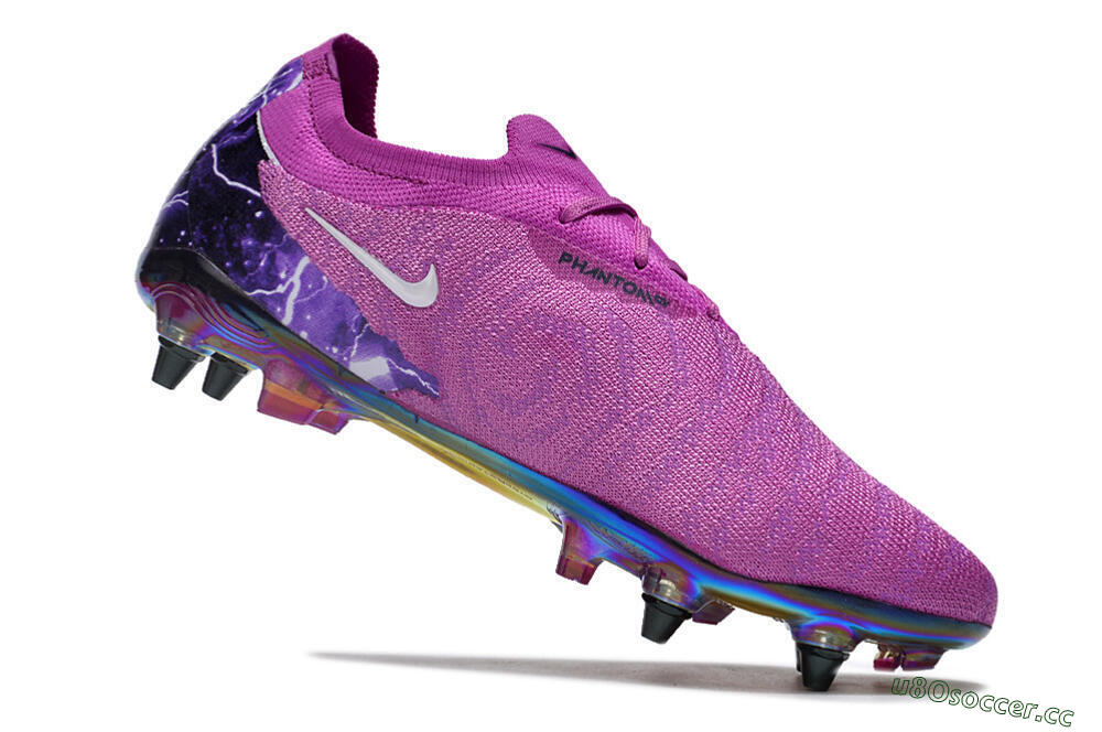 Men's Nike Phantom GX Elite SG Soft Ground Low-Tops Football Boots - Purple/White/Gold 4