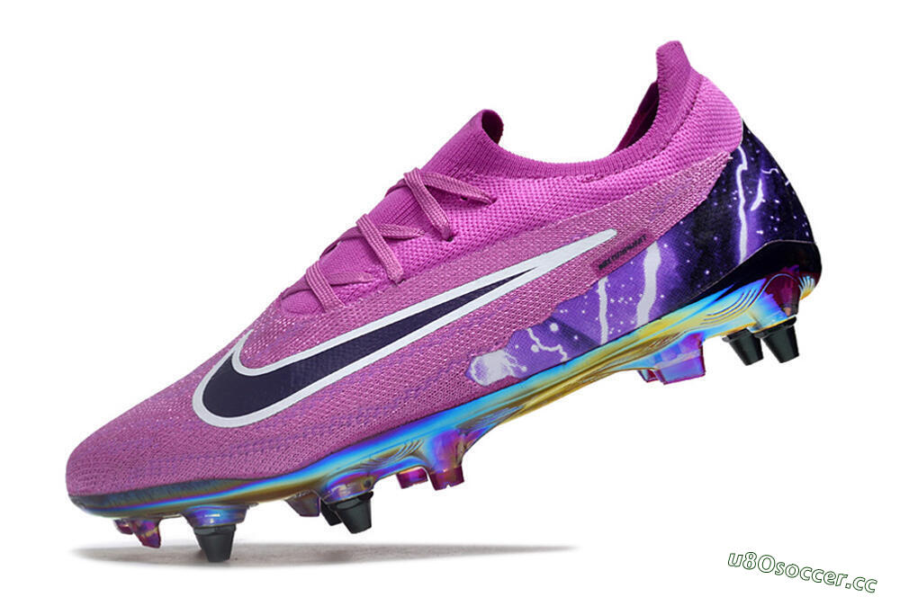 Men's Nike Phantom GX Elite SG Soft Ground Low-Tops Football Boots - Purple/White/Gold 5
