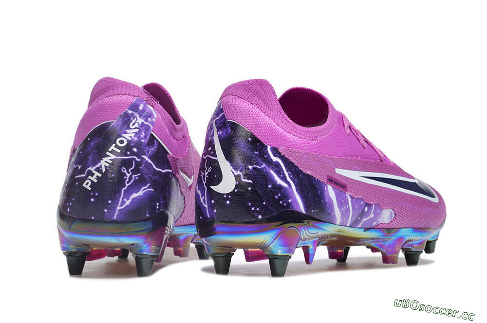 Men's Nike Phantom GX Elite SG Soft Ground Low-Tops Football Boots - Purple/White/Gold 6