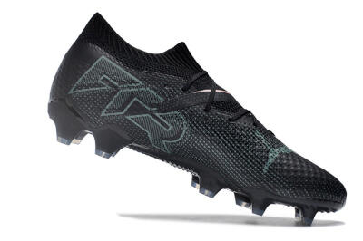 Men's Puma Future Ultimate 2024 FG Firm Ground Low-Tops Football Boots - Black/Blue/Gold