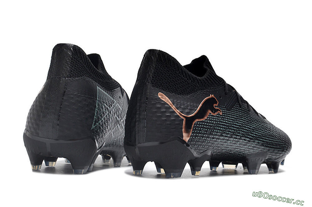 Men's Puma Future Ultimate 2024 FG Firm Ground Low-Tops Football Boots - Black/Blue/Gold 6