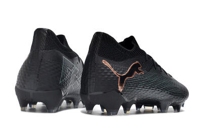 Men's Puma Future Ultimate 2024 FG Firm Ground Low-Tops Football Boots - Black/Blue/Gold