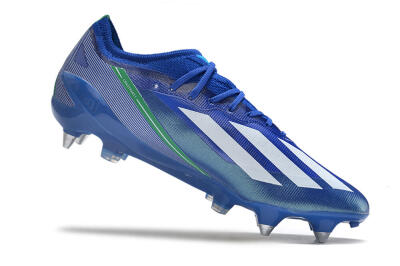 Men's Adidas X Crazyfast.1 Brazil SG Soft Ground Low-Tops Football Boots - Blue/White/Yellow