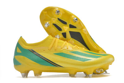 Men's Adidas X Crazyfast.1 Australia SG Soft Ground Low-Tops Football Boots - Yellow/Green/Black