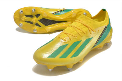 Men's Adidas X Crazyfast.1 Australia SG Soft Ground Low-Tops Football Boots - Yellow/Green/Black