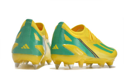 Men's Adidas X Crazyfast.1 Australia SG Soft Ground Low-Tops Football Boots - Yellow/Green/Black